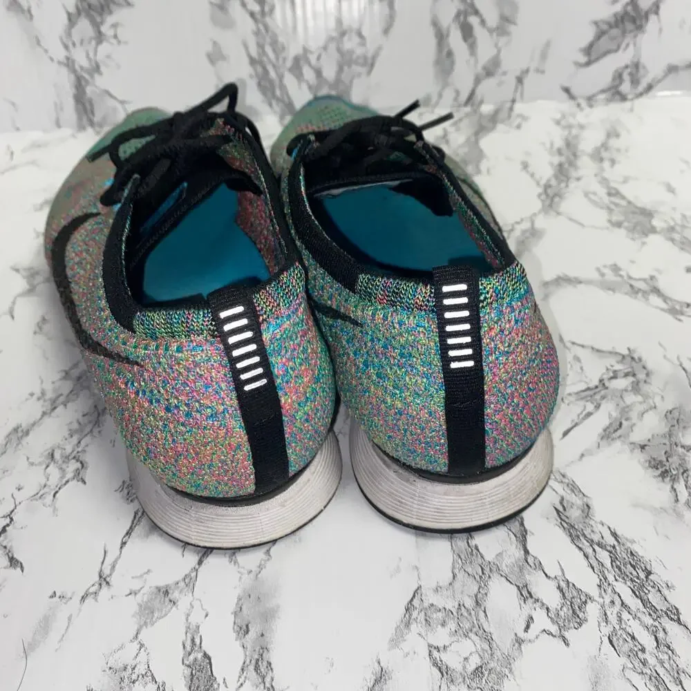 Nike Multicolor 3.0 Flyknit Racer Athletic Activewear Sneakers Shoes Men's 8.5